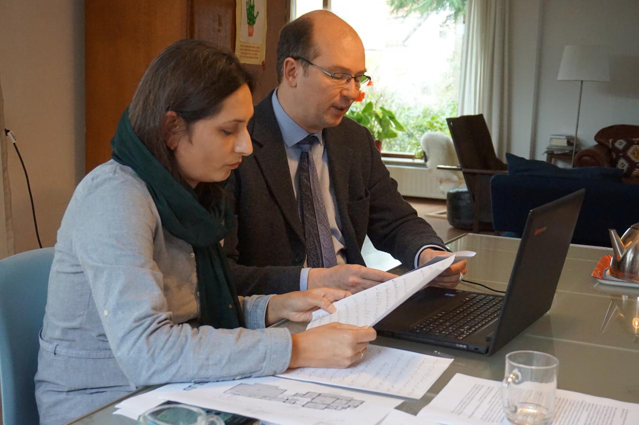 Martin van Wijngaarden en Shahlla Gill